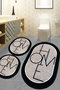 Mijölnir Juego de alfombrillas de baño Mohe Multicolor (3 piezas)